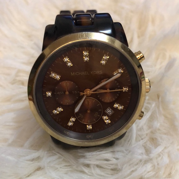 Michael Kors Tortoise Watch